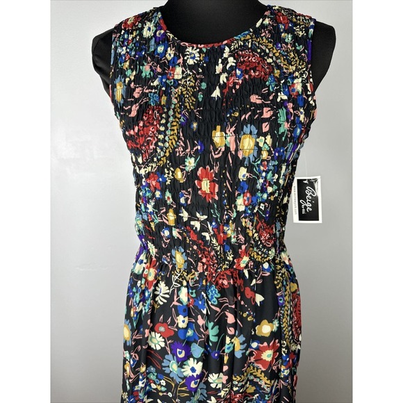 Beige By Eci Sleeveless Maxi Dress Small Floral Boho Cottage Core Maxi NWT - Picture 16 of 16